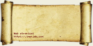 Jovica Skenderi vizit kartica